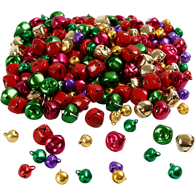 Creativ company creotime belletjes 320 stuks 10, 14 mm multicolor