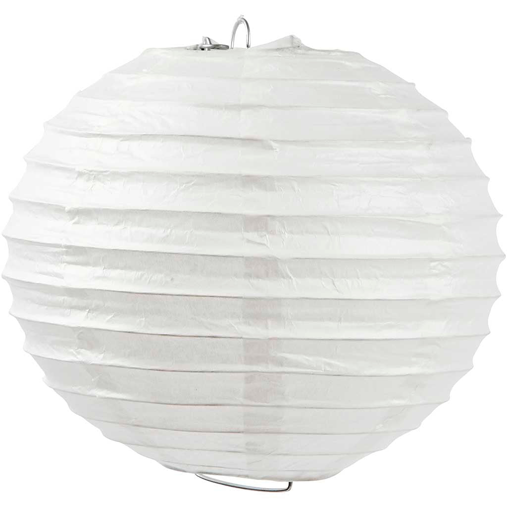 Creativ company cc papieren lamp 20 cm wit