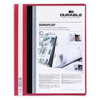 Snelhechter durable duraplus a4+ pvc rood