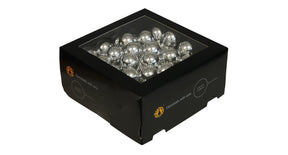W b. 72 glassballs wire silver shiny 30 mm