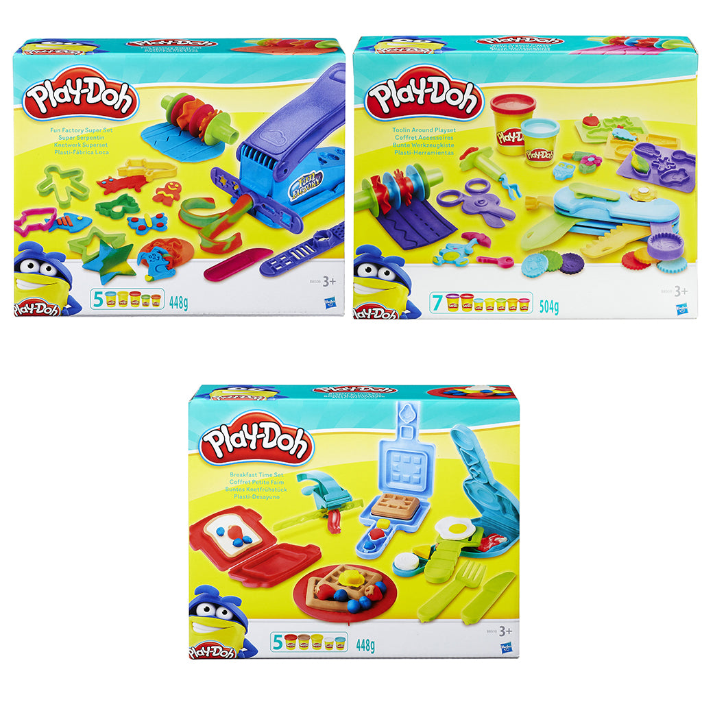 Play-Doh Play sæt forskellige versioner