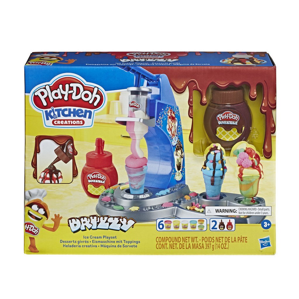 Play-DOH Kichen Crèren Drieder Ijsjes setzen