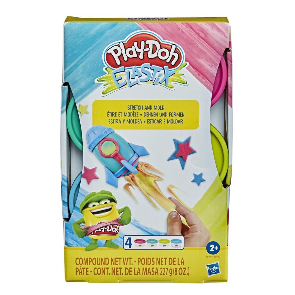 Play-doh elastix lera 4 burkar