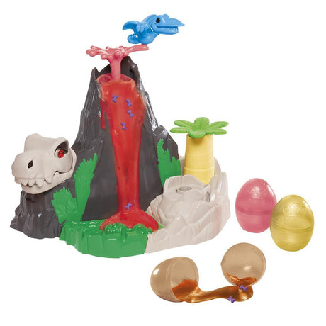 Hasbro play-doh slime hydro glitz dino vulkaan