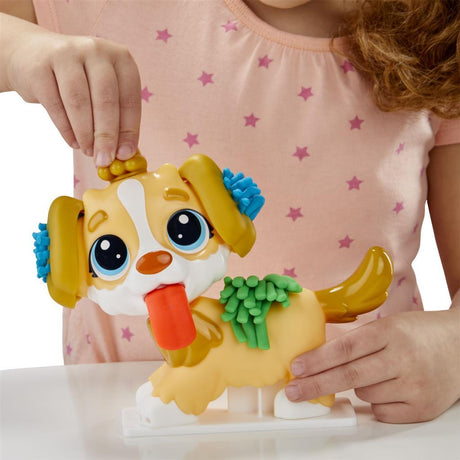 Play-doh dierenarts speelset - boetseerklei - inclusief 5 potjes - knutselen voor kinderen