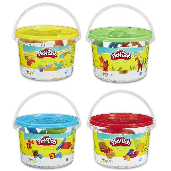 Play-doh mini spand med 3 krukker + tilbehør