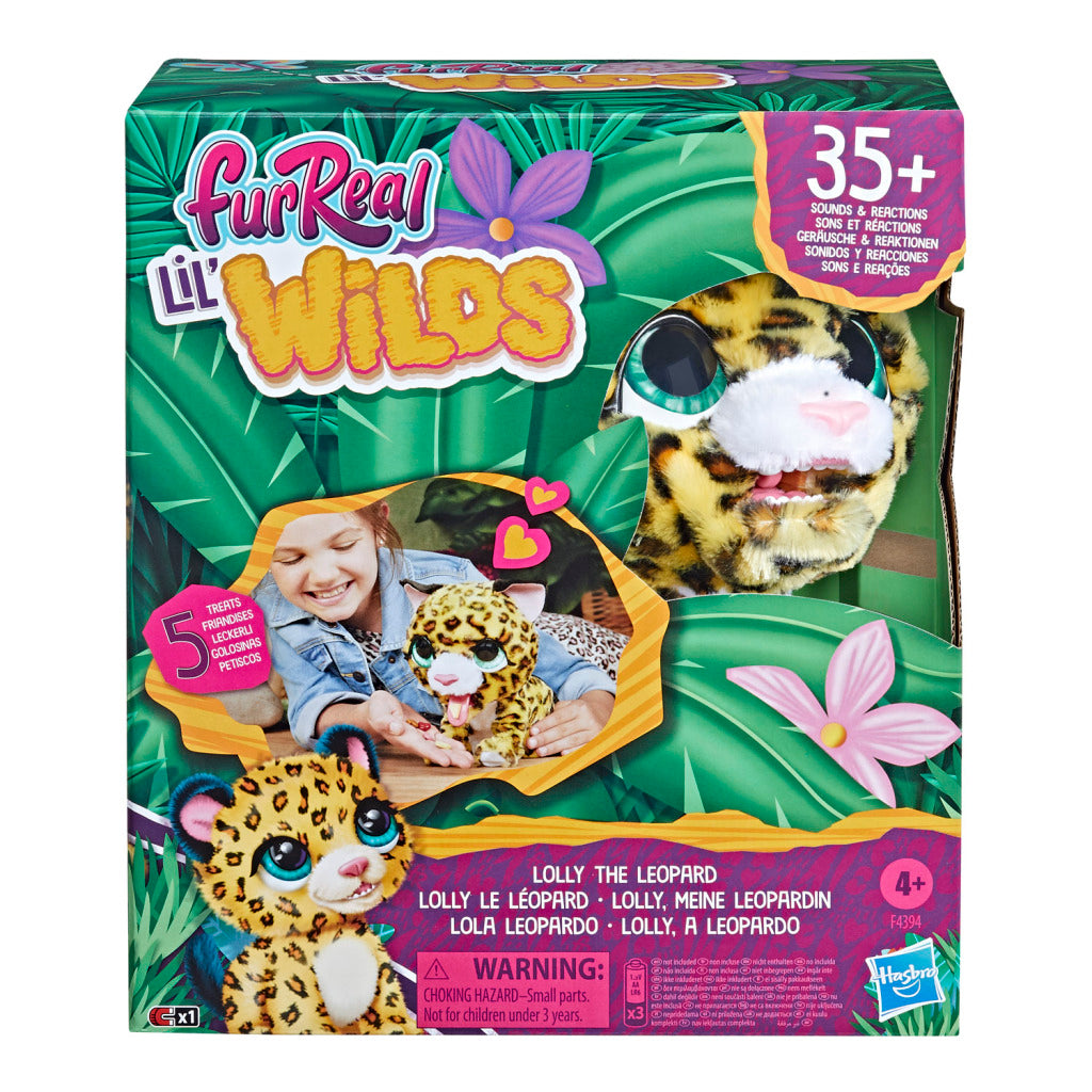 Furreal lil wilds lolly de leopard interaktiv kram