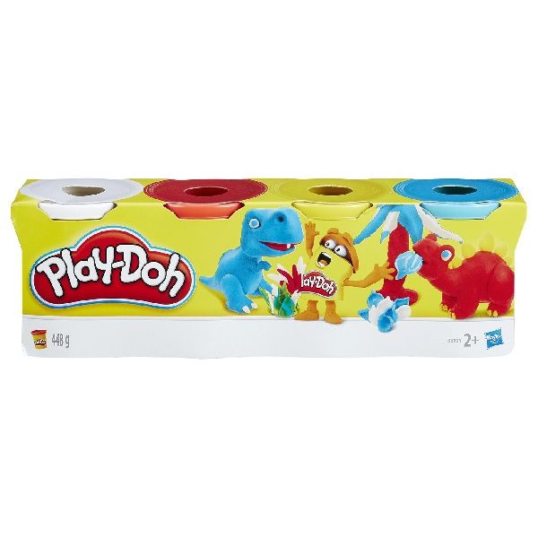 Play-Doh 4-Pack (colores dulces)