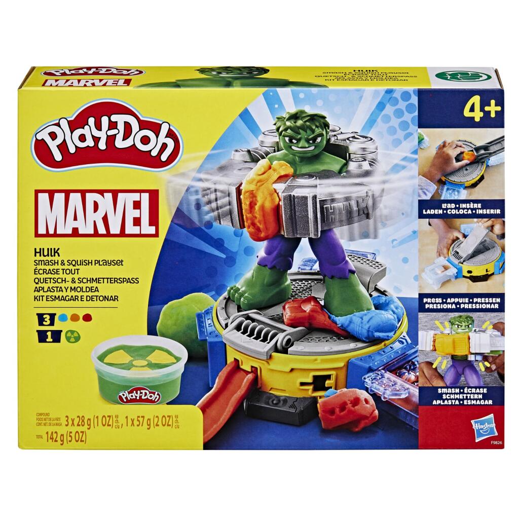 Play-Doh Hulk Smash e Squish