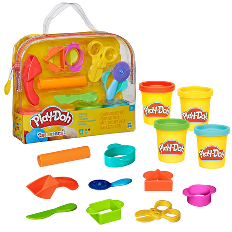 Play-doh starterset - boetseerklei - inclusief 4 potjes klei