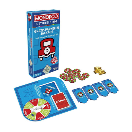 Hasbro monopoly gratis parkeren jackpot uitbreiding