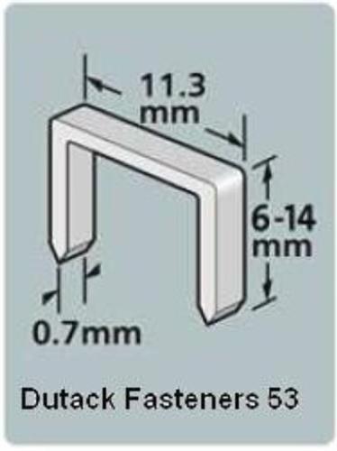 Dutack nieten serie 53 6mm 1000st