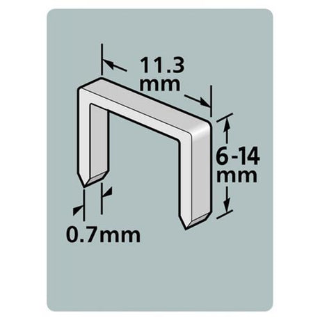 Dutack nieten serie 53 10mm cnk 1000st