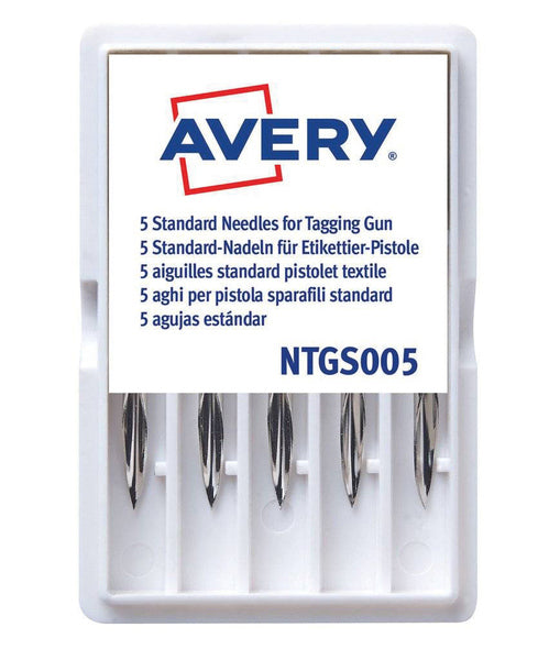 Avery AV-NGS005 Needles Textile Gun 5 nåle til Ridderspoortang