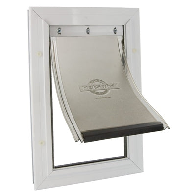 Petsafe Dog Hatch bis zu 45 kg Aluminium wäiss