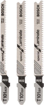 Bosch - 3-delige decoupeerzaagbladenset t-schacht (2; t 101 bif); (1; t 101 aof)