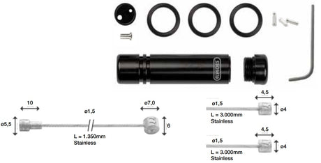 Elvedes Universal Cable Splitter Conjunto con función opcional (en el mapa)