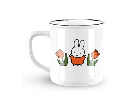 Nijntje mok tulpen rood ø8xh7,5cm