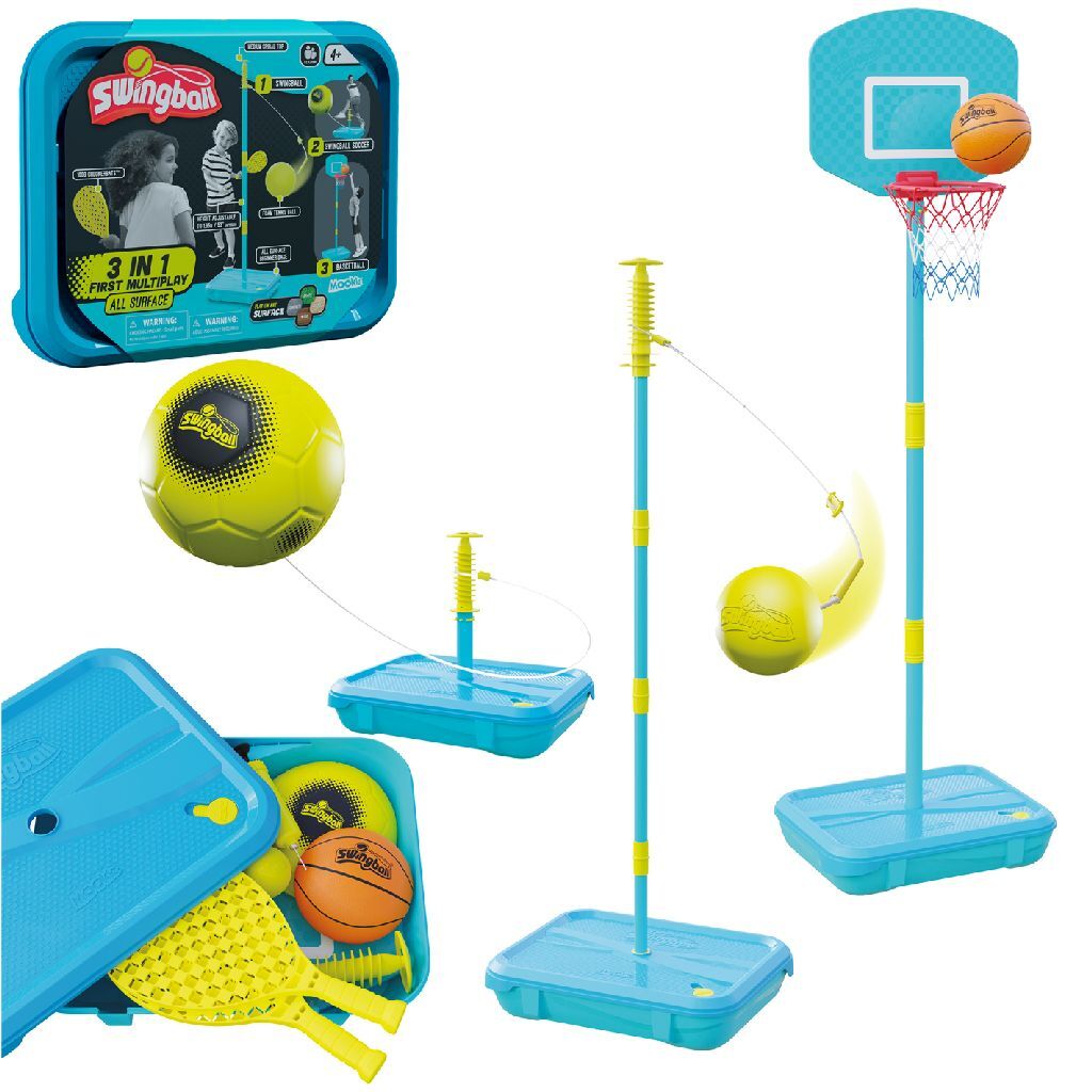 MOOKIE MOOKIE 3IN1 Primo swingball multiplay