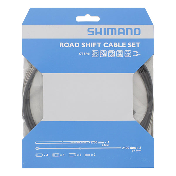 Shimano Gang Kabel Set Rass Edelstol Black