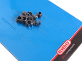 Ganchos de rotación Elvedes Ø4.3 mm 5.0 mm PVC Negro (4 piezas)