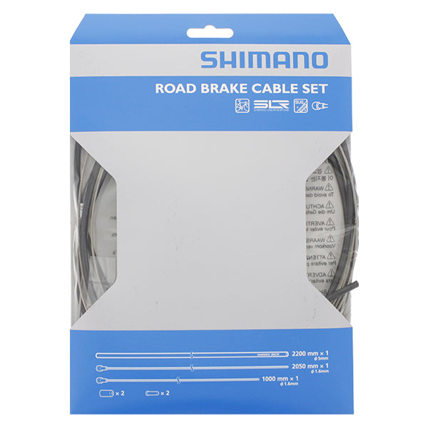 Shimano brake cable set Race stainless steel black