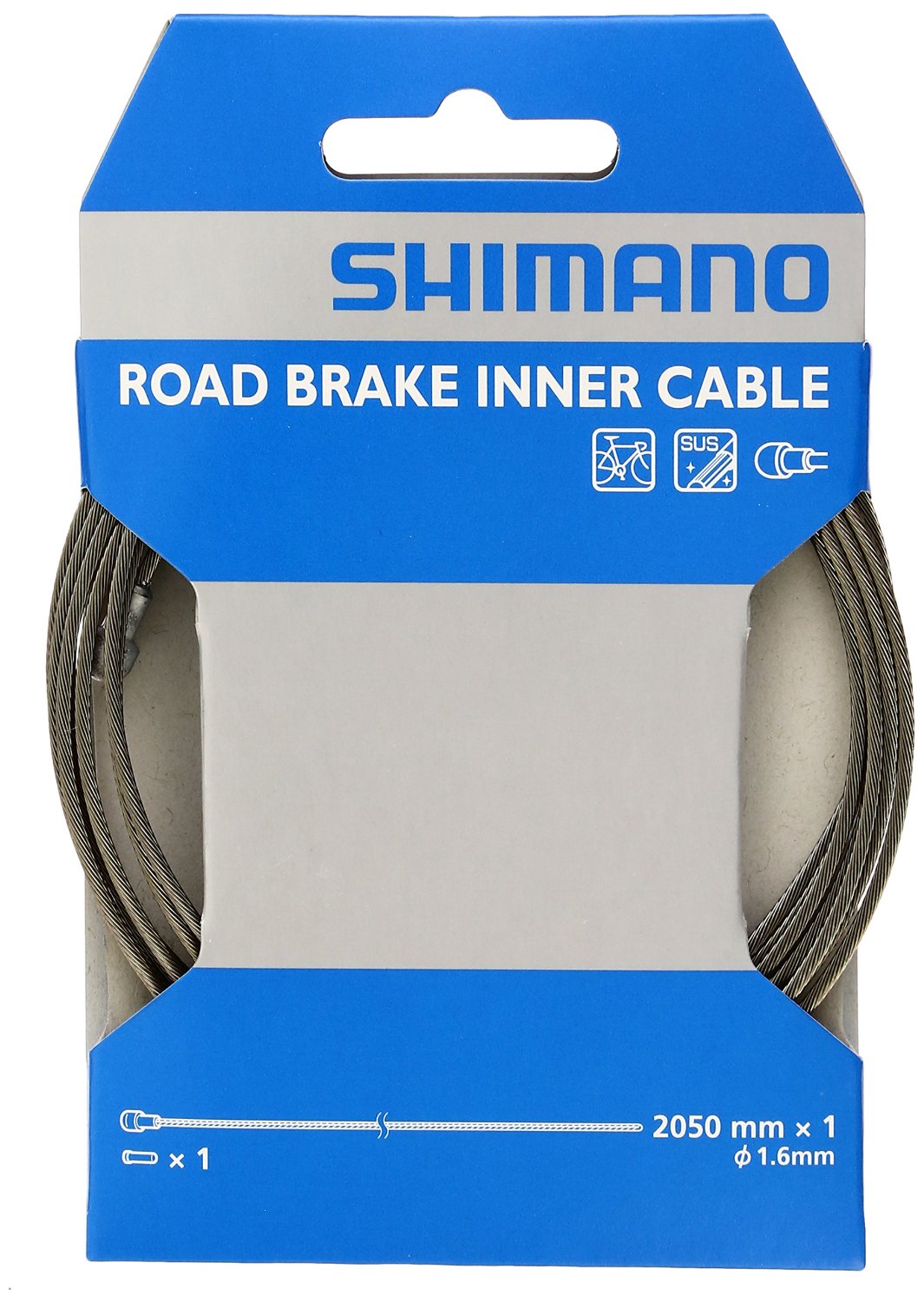 Shimano Rem Binnenkabel Race en acier inoxydable 2050 mm