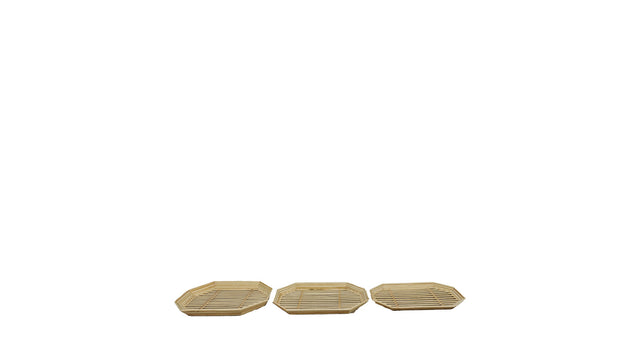 S 3 tray bamboo 53x38x5cm natural