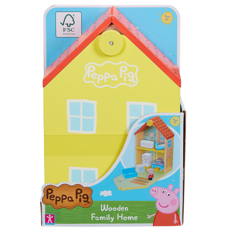Peppa pig familie huis incl speelfiguren en accesoires