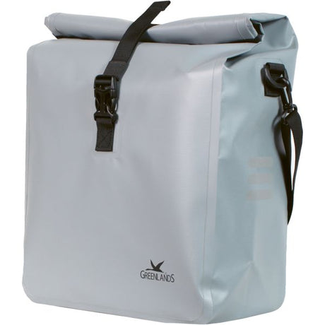Greenlands enkele fietstas urban style waterproof 2 - 23 liter 31 x 50 x 15 cm - licht grijs
