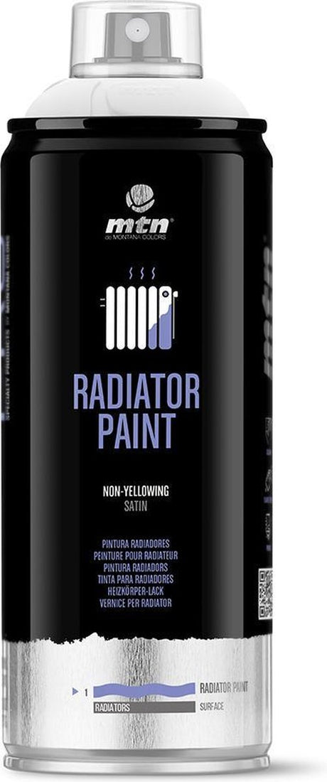 Mtn pro radiator spray paint - metaalverf voor verwarming - beige
