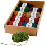 Creativ company http: www.cchobby.nl natuurlijk-hennep-dikte-1-2-mm-diverse-kleuren-10x30-m-1-doos