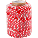 Creativ company https: www.cchobby.nl katoenkoord-dikte-1-1-mm-rood-wit-50-m-1-rol