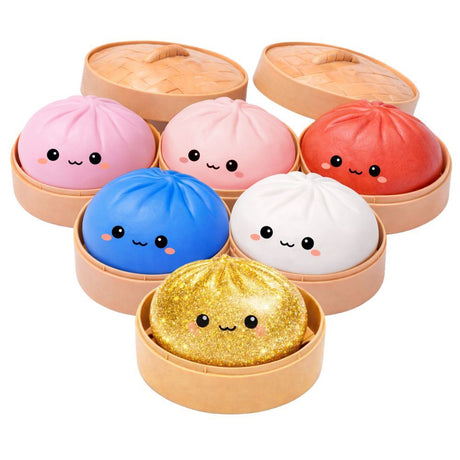 Lucky bao mystery squishy dumpling. | 12 stuks
