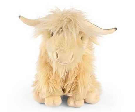 Ln: schotse hooglander wit 30 cm. + gelu