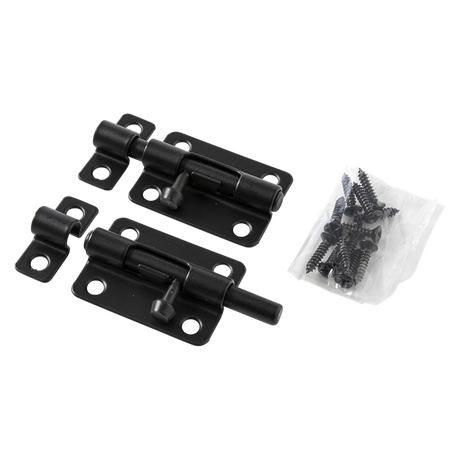 Mack 1071196 - 2 grendels zwart a 55 mm b 20 mm | 6 stuks