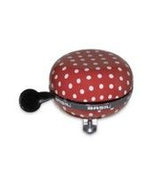 Basil Polkadot bicycle bell 80 mm Red White