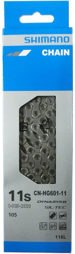 Shimano CN-HG601-11 Bicycle Chain, 11-Speed, 116 Left