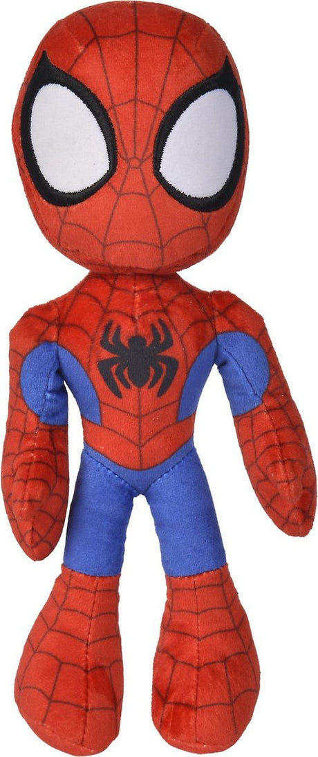 Simba disney - spiderman - spidey met glow in the dark eyes - 25cm - alle leeftijden - knuffel