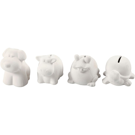 Creativ company https: www.cchobby.nl dierenspaarpot-h-7-10-cm-wit-4-stuk-1-doos