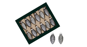 W b. 12 glass cones cap pigeon 60 mm