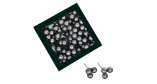 W b. 144 glassballs wire pigeon 20 mm