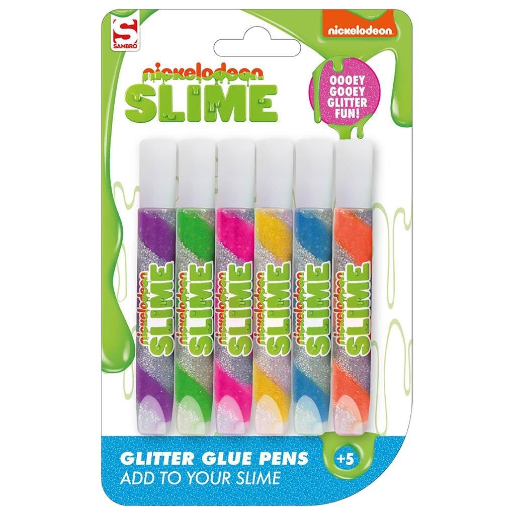 Sambro Néckelodeon Slime Glitter Pense 6 Stécker