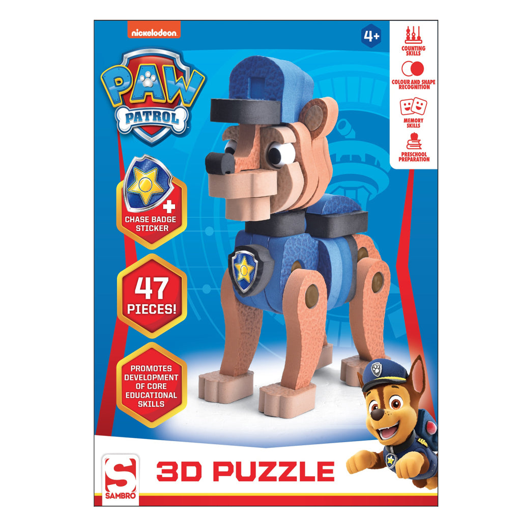 Paw Patrol 3D Puzzle Chase 47 pieces