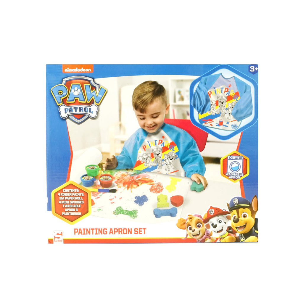 Paw Patrol Finger Paint Set s zástěrou modrou