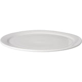 Mammoet bord smalle rand bugetline porselein wit 26 cm (set van 3 )