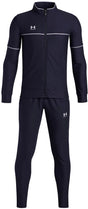 Under armour ua b challenger tracksuit-blu jongens trainingspak - midnight navy - wit