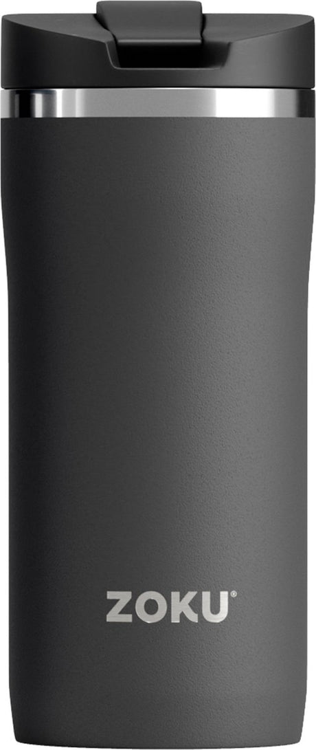 Zoku thermosbeker, 355 ml, rvs polypropyleen, bpa vrij, zwart-