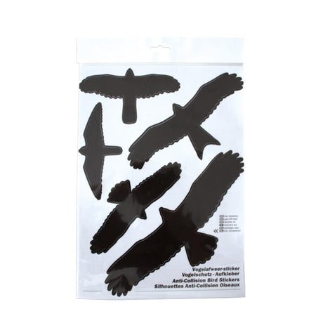 Bsi vogelstickers 5 stuks 14-27cm