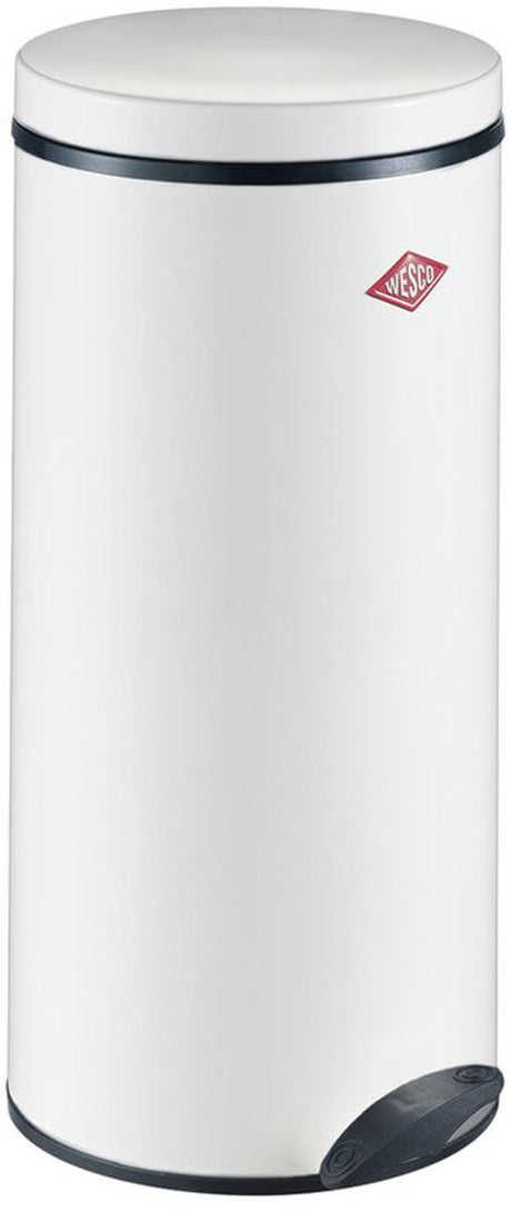 Wesco gastro 127 afvalbak | pedaalemmer | 22 liter | metaal - wit | prullenbak - made in germany